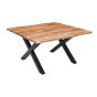 Live Edge Collection Large Square Dining Table by Hill Interiors | Style Our Home  