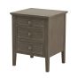 The Serene Collection Three Drawer Bedside Table by Hill Interiors | Style Our Home  