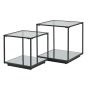 Lennox Black Framed Set Of 2 Side Tables by Hill Interiors | Style Our Home  