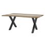 Live Edge Collection Light Acacia River Dining Table by Hill Interiors | Style Our Home  