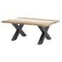 Live Edge Collection Light Acacia River Coffee Table by Hill Interiors | Style Our Home  