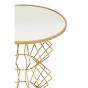 Yaro Gold Finish Table by Prestige Designs | Style Our Home