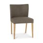 Turin Light Oak Upholstered Black Gold Dining Chair (a pair) - Style Our Home