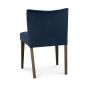 Turin Dark Oak Upholstered Dark Blue Dining Chair (a pair) - Style Our Home