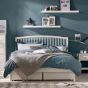 Ashby White Double Slatted Bedstead - Style Our Home
