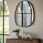 Holworth Pebble Mirror Black