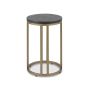 Chevron Peppercorn Ash Side Table by Bentley Designs | Style Our Home