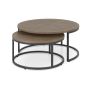 Chevron Weathered Ash Coffee Nest Of Tables by Bentley Designs | Style Our Home