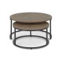 Chevron Weathered Ash Coffee Nest Of Tables by Bentley Designs | Style Our Home