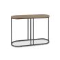 Chevron Weathered Ash Console Table by Bentley Designs | Style Our Home