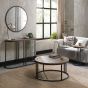 Chevron Weathered Ash Console Table by Bentley Designs | Style Our Home