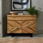 Ellipse Rustic Oak Narrow Sideboard by Bentley Designs | Style Our Home
