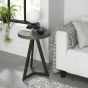 Ellipse Fumed Oak Lamp Table by Bentley Designs | Style Our Home