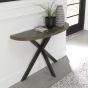 Ellipse Fumed Oak Console Table by Bentley Designs | Style Our Home