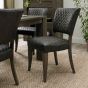 Monterey Fumed Oak Upholstered Chair- Old West Vintage (Pair) - Style Our Home