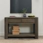 Logan Fumed Oak Console Table by Bentley Designs | Style Our Home