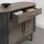 Monroe Silver Grey Narrow Sideboard by Bentley Designs | Style Our Home