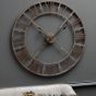 Antique Grey Skeleton Wall Clock By Libra | Style Our Home