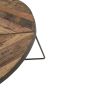 Cleo Boatwood Round Rustic Coffee Table Large by Monologue | Style Our Home