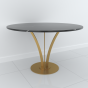 Studio Line Bistro Dining Table - 4 Seater in Black & Gold by Steve Bristow | Style Our Home
