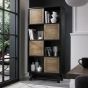 Camden Weathered Oak & Peppercorn Display Cabinet by Bentley Designs | Style Our Home
