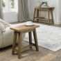Camden Rustic Oak Side Table by Bentley Designs | Style Our Home