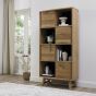 Camden Rustic Oak Display Cabinet by Bentley Designs | Style Our Home