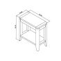 Chester Oak Side Table by Bentley Designs | Style Our Home
