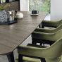 Emerson Weathered Oak & Peppercorn 4-6 Seater Extension Dining Table by Bentley Designs | Style Our Home
