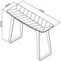 Emerson Weathered Oak & Peppercorn Console Table by Bentley Designs | Style Our Home
