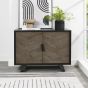 Emerson Weathered Oak & Peppercorn Narrow Sideboard by Bentley Designs | Style Our Home
