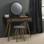 Sienna Fumed Oak & Peppercorn Dressing Table by Bentley Designs | Style Our Home