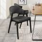 Camden Peppercorn Upholstered Chair in a Dark Grey Fabric (Pair) by Bentley Designs | Style Our Home