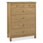 Atlanta Oak 4+2 Drawer Chest - Style Our Home