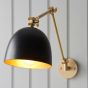 Carina 1 Wall Light Antique Brass by Creative Lighting | Style Our Home