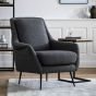 Waldorf Dark Grey Armchair by Hudson Living | Style Our Home