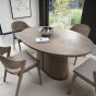 Vega Grey Oiled Oak & Peppercorn 4 Seater Table by Bentley Designs | Style Our Home
