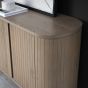 Vega Grey Oiled Oak & Peppercorn Wide Sideboard by Bentley Designs | Style Our Home