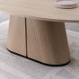 Vega Scandi Oak & Peppercorn 6 Seater Table by Bentley Designs | Style Our Home