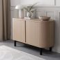 Vega Scandi Oak & Peppercorn Narrow Sideboard by Bentley Designs | Style Our Home
