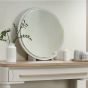 Larsen Scandi Oak & Soft Grey Vanity Mirrorby Bentle by Designs | Style Our Home