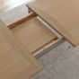 Larsen Scandi Oak & Soft Grey 4-6 Extension Dining Tableby Bentle by Designs | Style Our Home