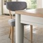 Larsen Scandi Oak & Soft Grey 6-8 Extension Dining Tableby Bentle by Designs | Style Our Home