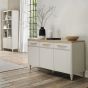Larsen Scandi Oak & Soft Grey Wide Sideboardby Bentle by Designs | Style Our Home