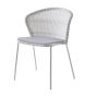 Lean White Grey Chair by Cane-line | Style Our Home