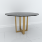 Studio Line Dining Table - 4 Seater in Gold by Steve Bristow | Style Our Home