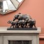 Antique Bronze Parade Of Elephants Sculpture By Libra | Style Our Home