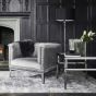 Belgravia Grey Ribbed Occasional Chair
