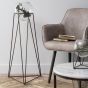 Bella Floor Standing Fishbowl Planter with Aged Copper Base