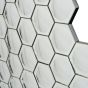 Hexagonal Honeycomb Convex Mirror Wall Art By Libra | Style Our Home
